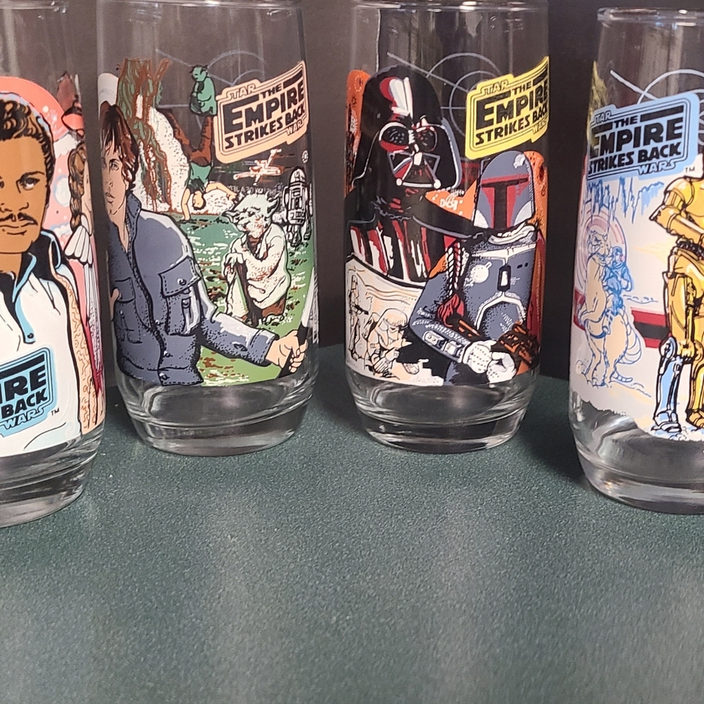Star wars 1980 Full set of collector glasses